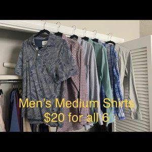6 Men’s Dress Shirt (Medium)